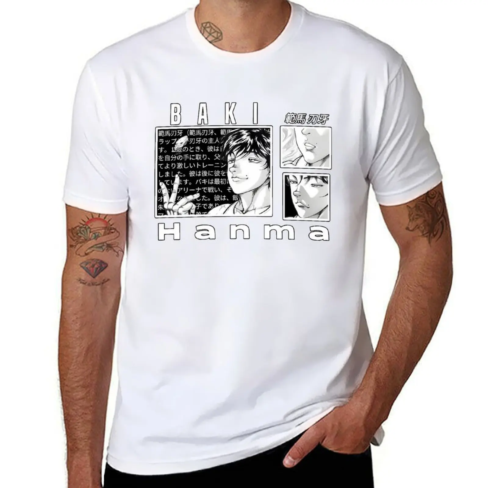 Baki Hanma classique T-Shirt black cotton t-shirt plain for man package cotton tshirt 100% graphic t shirts for man T-shirt
Baki Hanma classique T-Shirt black cotton t-shirt plain for man package cotton tshirt 100% graphic t shirts for man T-shirt