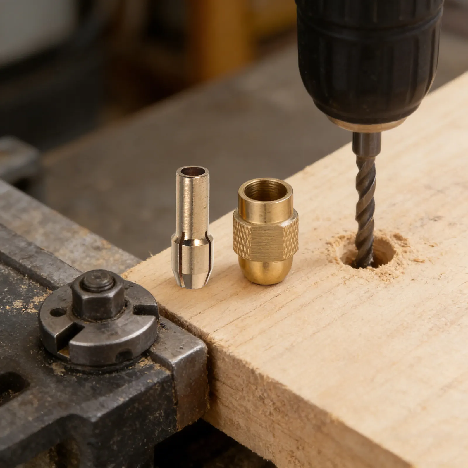 11Pcs Drill Chuck Collet Kit Copper Collet Chuck Set 4.8mm Tail Diameter for Rotary Tool Accessories Engraving Metalworking
11Pcs Drill Chuck Collet Kit Copper Collet Chuck Set 4.8mm Tail Diameter for Rotary Tool Accessories Engraving Metalworking