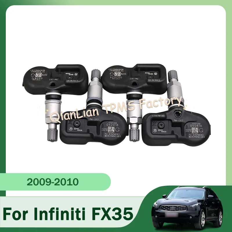 4pcs PMV-C813 315MHz Tire Pressure Monitoring System For Infiniti FX35 FX50 EX35 G35 G37 TPMS Tyre Pressure Sensor
4pcs PMV-C813 315MHz Tire Pressure Monitoring System For Infiniti FX35 FX50 EX35 G35 G37 TPMS Tyre Pressure Sensor