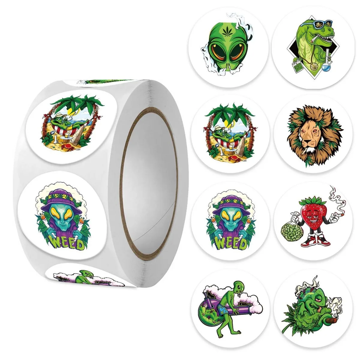 500pcs/Roll New Leaves Weed Smoking Cool Sticker DIY PVC Laptop Decals Decoration Stiker Reward Gift Toys
500pcs/Roll New Leaves Weed Smoking Cool Sticker DIY PVC Laptop Decals Decoration Stiker Reward Gift Toys