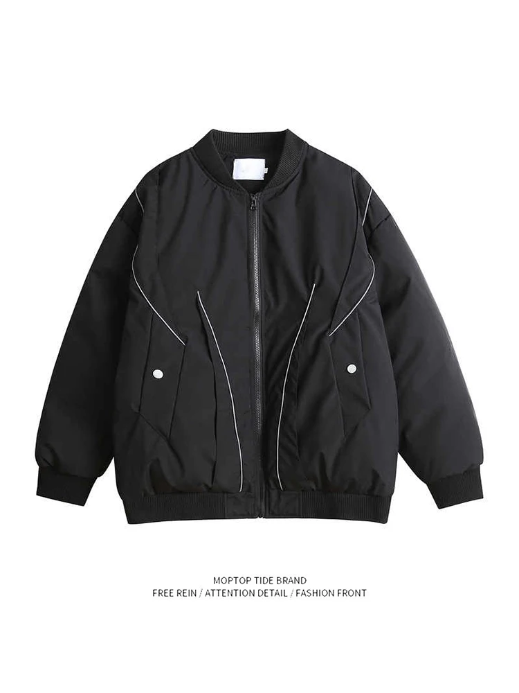 Thiened American Sle Pilot Cotton Jaet for Men Winter Function Loose Vibe Cotton Coat Warmth Youth Casual Polyester Fiber
Thiened American Sle Pilot Cotton Jaet for Men Winter Function Loose Vibe Cotton Coat Warmth Youth Casual Polyester Fiber