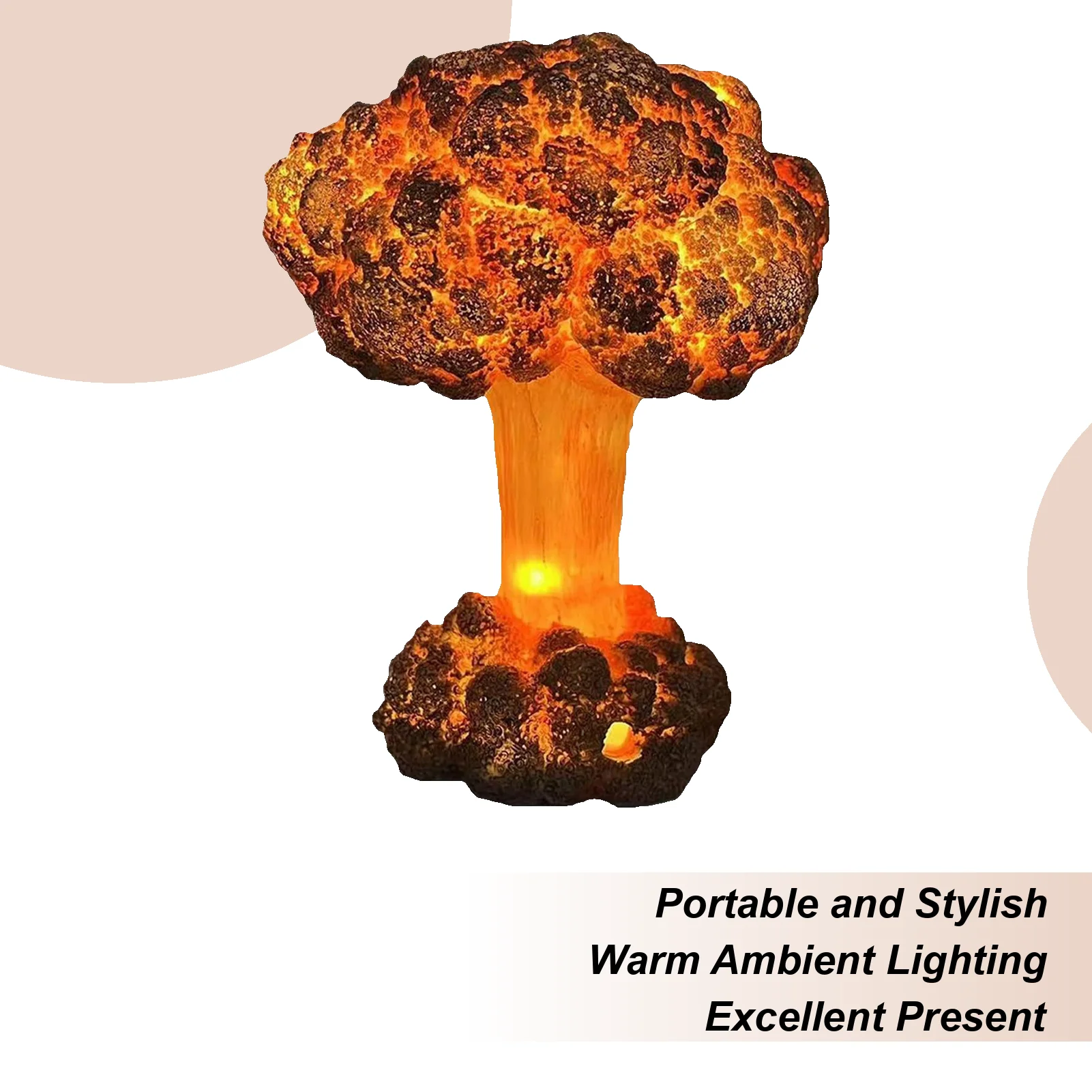 Mushroom Cloud Night Light LED Atmosphere Table Lamp Night Warm Light Decorative Lighting For Bedroom Festivel Gifts
Mushroom Cloud Night Light LED Atmosphere Table Lamp Night Warm Light Decorative Lighting For Bedroom Festivel Gifts