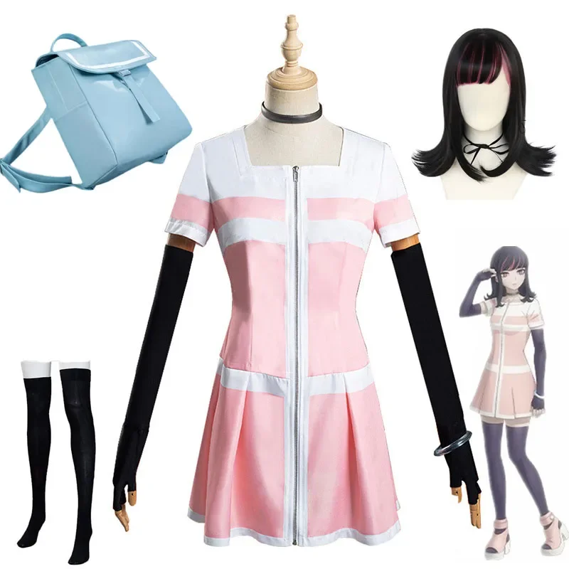 Костюм для косплея аниме Akudama Drive, Женский костюм для косплея Swindler, костюм для обычного человека розового цвета, костюм для Хэллоуина, парик фу
Костюм для косплея аниме Akudama Drive, Женский костюм для косплея Swindler, костюм для обычного человека розового цвета, костюм для Хэллоуина, парик фу