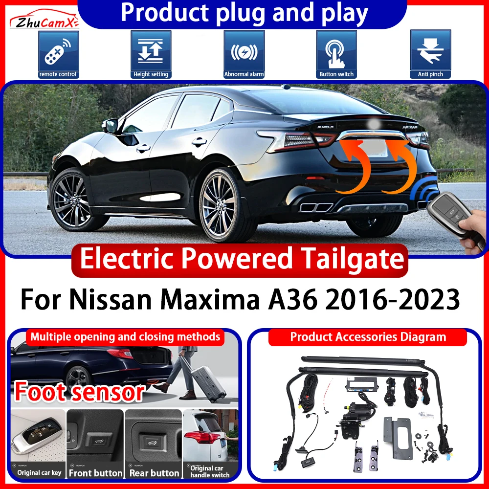 ZhuCamX Electric OEM Powered Tailgate for Nissan Maxima A36 2016-2023 System anti pinch Smart Intelligent Control Gate Lift Kit
ZhuCamX Electric OEM Powered Tailgate for Nissan Maxima A36 2016-2023 System anti pinch Smart Intelligent Control Gate Lift Kit