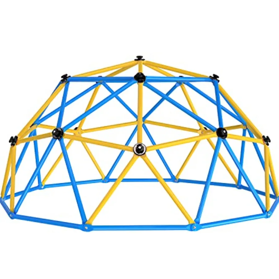 Outdoor Geometric Dome Climber with 750LBS Weight Capability,3D Assembly Video,Suitable for 1-6 Kids Climbing Frame (Blue, 9FT)
Outdoor Geometric Dome Climber with 750LBS Weight Capability,3D Assembly Video,Suitable for 1-6 Kids Climbing Frame (Blue, 9FT)
