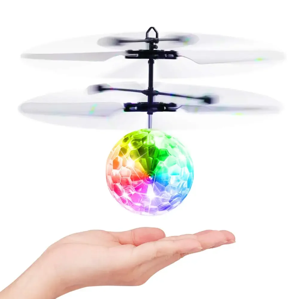 Led Light Suspension Crystal Ball Infrared Induction RC Gesture Control Colorful Glowing Toys Unique Gift for Kids JM888
Led Light Suspension Crystal Ball Infrared Induction RC Gesture Control Colorful Glowing Toys Unique Gift for Kids JM888