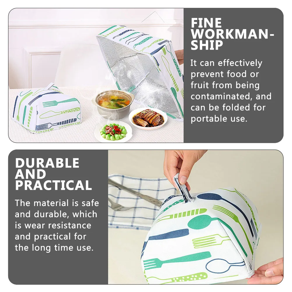 3pcs Insulated Cover Reusable Printing Kitchen Food Protector Portable Heat Preservation Cover For Home Picnic Outdoor Foldable
3pcs Insulated Cover Reusable Printing Kitchen Food Protector Portable Heat Preservation Cover For Home Picnic Outdoor Foldable