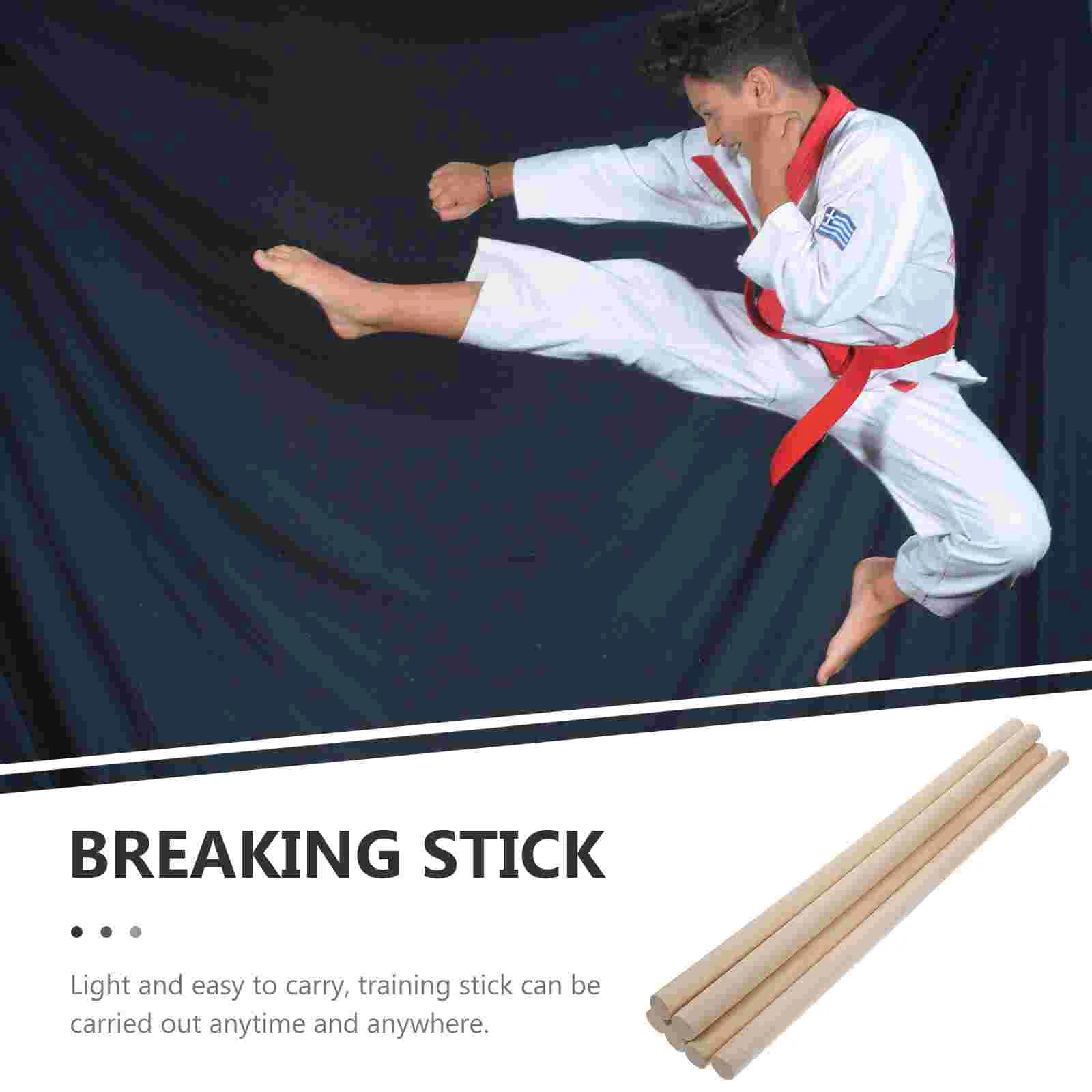 6 Pcs Taekwondo Wooden Stick for Breaking Portable Karate Boards Beginners Performing Sticks Rod Convenient
6 Pcs Taekwondo Wooden Stick for Breaking Portable Karate Boards Beginners Performing Sticks Rod Convenient