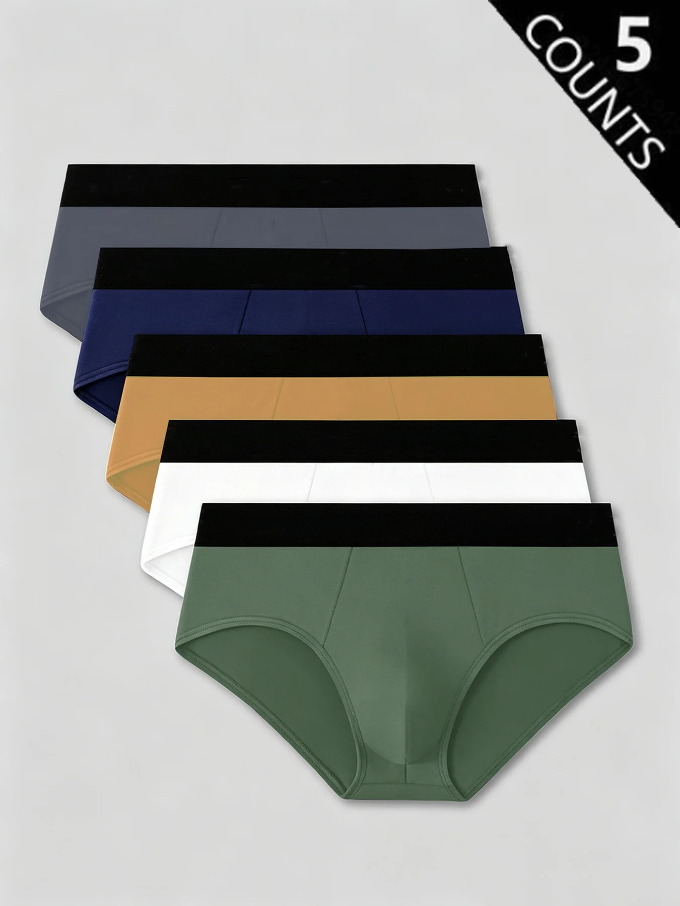 5PCS Triangle Men's Underwear Solid color Casual Daily Sports Elastic Comfortable Breathable all-season underwear set
5PCS Triangle Men's Underwear Solid color Casual Daily Sports Elastic Comfortable Breathable all-season underwear set