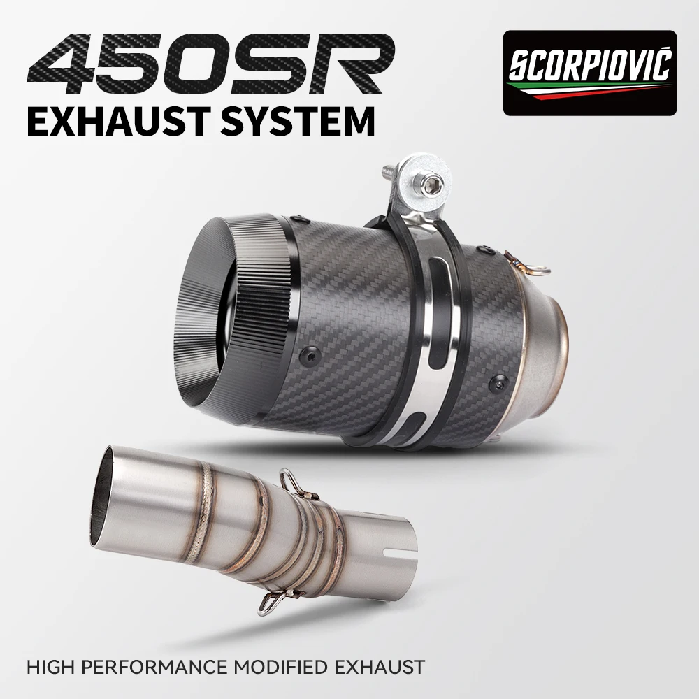 Suitable for cfmoto 450sr middle section ar tail section kit motorcycle exhaust system modification accessories Slip On
Suitable for cfmoto 450sr middle section ar tail section kit motorcycle exhaust system modification accessories Slip On