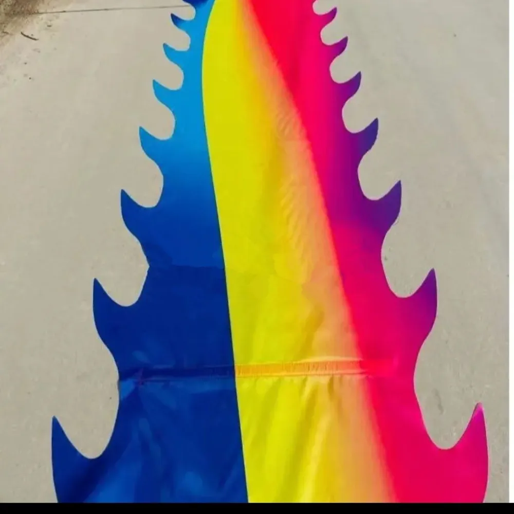 8m Washable Chinese Rainbow Dragon Tail Accessory For Adults Silk Ribbon (Not Include Dragon Head)
8m Washable Chinese Rainbow Dragon Tail Accessory For Adults Silk Ribbon (Not Include Dragon Head)