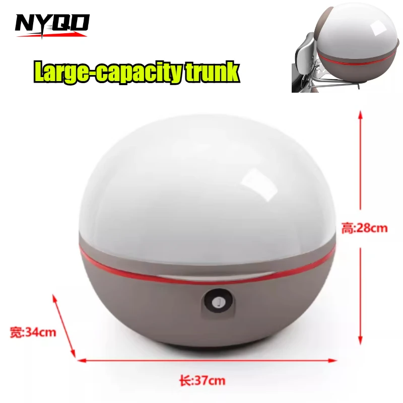 Electric Vehicle Trunk Universal Motorcycle Backrest Large Capacity Storage Password Lock No Bracket maletero para moto 알루미늄 탑박스
Electric Vehicle Trunk Universal Motorcycle Backrest Large Capacity Storage Password Lock No Bracket maletero para moto 알루미늄 탑박스