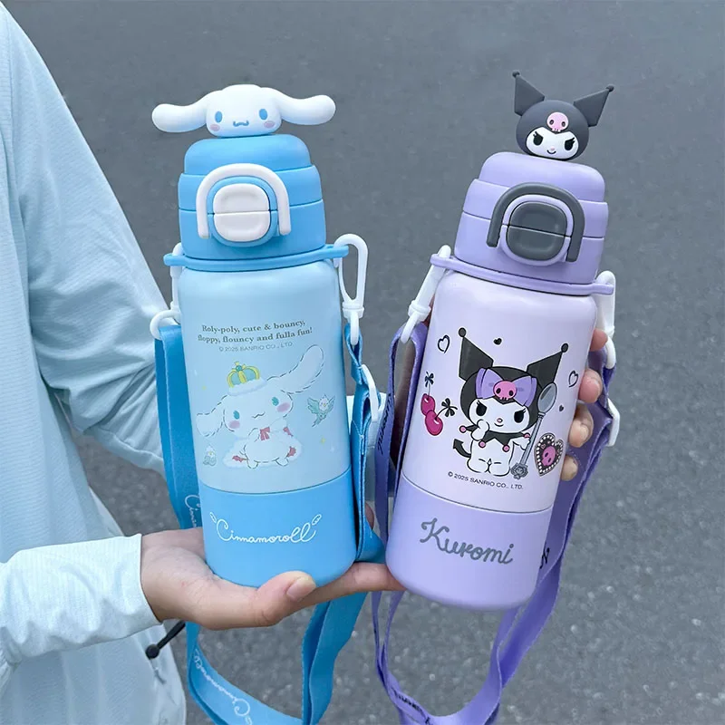 Термокружка Kuromi из нержавеющей стали — 500 мл, с ремешком через плечо, портативная бутылка для воды для занятий спортом на открытом воздухе
Термокружка Kuromi из нержавеющей стали — 500 мл, с ремешком через плечо, портативная бутылка для воды для занятий спортом на открытом воздухе