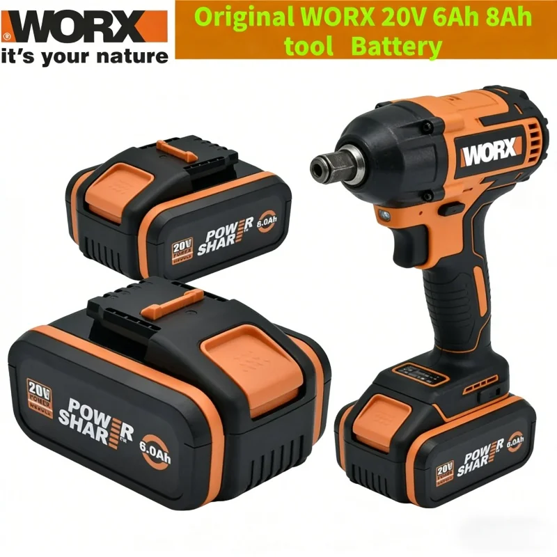 100% WORX 20V 6Ah 8Ah Battery, WA3014 WA3551 WG630 WG629 WX372 WX390 WX394 WX550 WX523 WX802 WX858 WX900 Power Tool Battery
100% WORX 20V 6Ah 8Ah Battery, WA3014 WA3551 WG630 WG629 WX372 WX390 WX394 WX550 WX523 WX802 WX858 WX900 Power Tool Battery