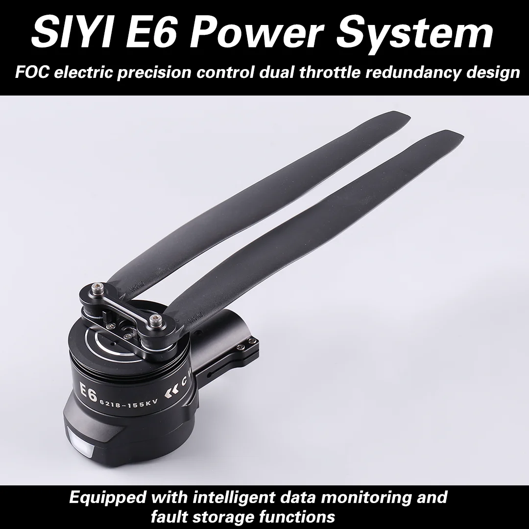 SIYI E6 Power System Kit Brushless Motor Electric Multi Rotor Plant Protection Drone Adjustable Integrated for Industry
SIYI E6 Power System Kit Brushless Motor Electric Multi Rotor Plant Protection Drone Adjustable Integrated for Industry