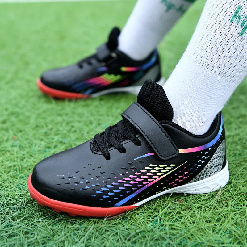 New Kids Soccer Cleats Outdoor AG/TF Football Boots Lightweight Futsal Indoor Sneakers for Youth Training Size 33-39
New Kids Soccer Cleats Outdoor AG/TF Football Boots Lightweight Futsal Indoor Sneakers for Youth Training Size 33-39