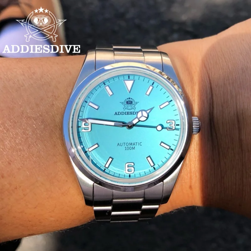 ADDIESDIVE AD2112 Men's Luxury Watch Sapphire Glass 10Bar Waterproof BGW9 Super Luminous Automatic Mechanical Watches
ADDIESDIVE AD2112 Men's Luxury Watch Sapphire Glass 10Bar Waterproof BGW9 Super Luminous Automatic Mechanical Watches