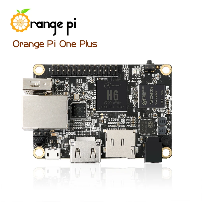Четырехъядерный 64-битный мини-ПК Orange Pi One Plus H6 1 ГБ с поддержкой Android7.0
Четырехъядерный 64-битный мини-ПК Orange Pi One Plus H6 1 ГБ с поддержкой Android7.0