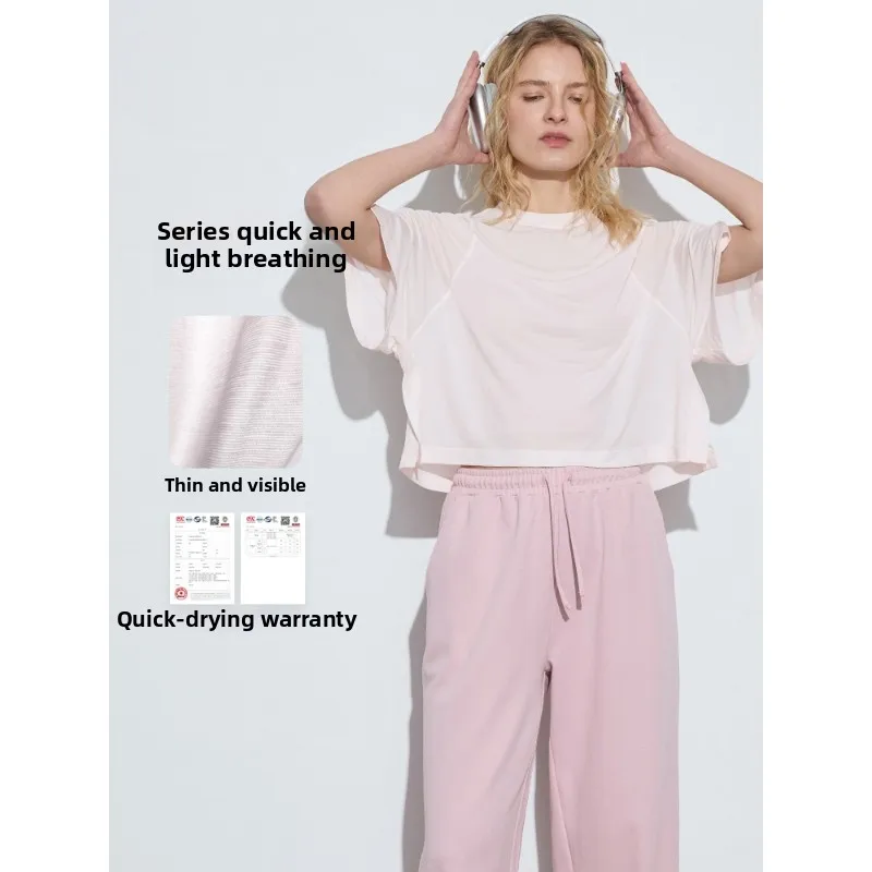 2025 Spring And Summer New Yoga Clothes Women's Breathable Lightweight Sports Top Moisture Absorption Ideal for Yoga Running
2025 Spring And Summer New Yoga Clothes Women's Breathable Lightweight Sports Top Moisture Absorption Ideal for Yoga Running