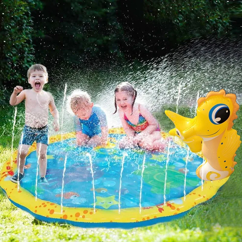 Children Play Inflatable Water Sprinkler Pad Beach Spray Mat Outdoor Game Toy Lawn Swimming Pool Mat Kids Toys
Children Play Inflatable Water Sprinkler Pad Beach Spray Mat Outdoor Game Toy Lawn Swimming Pool Mat Kids Toys