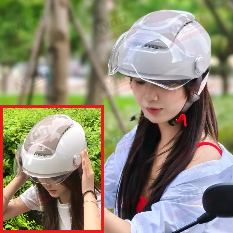 Motorcycle Riding Helmet, Men's and Women's Summer Dual Lens Half Helmet, Breathable Protection, All Season Helmet
Motorcycle Riding Helmet, Men's and Women's Summer Dual Lens Half Helmet, Breathable Protection, All Season Helmet