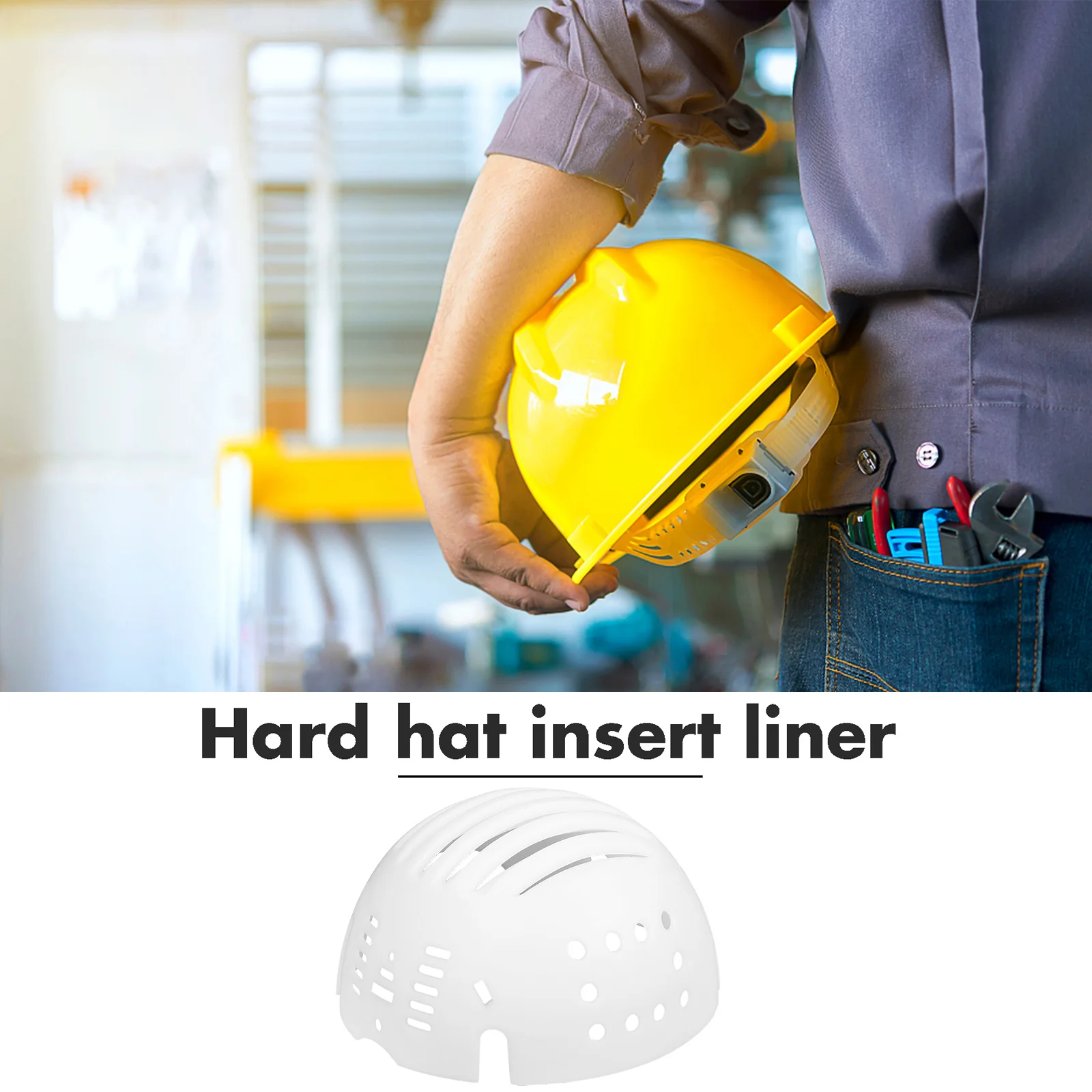 Hard Hat Liner PE Shell Bump Cap Insert Safety Liner Work Liners Breathable Impact Resistant Universal Lightweight
Hard Hat Liner PE Shell Bump Cap Insert Safety Liner Work Liners Breathable Impact Resistant Universal Lightweight