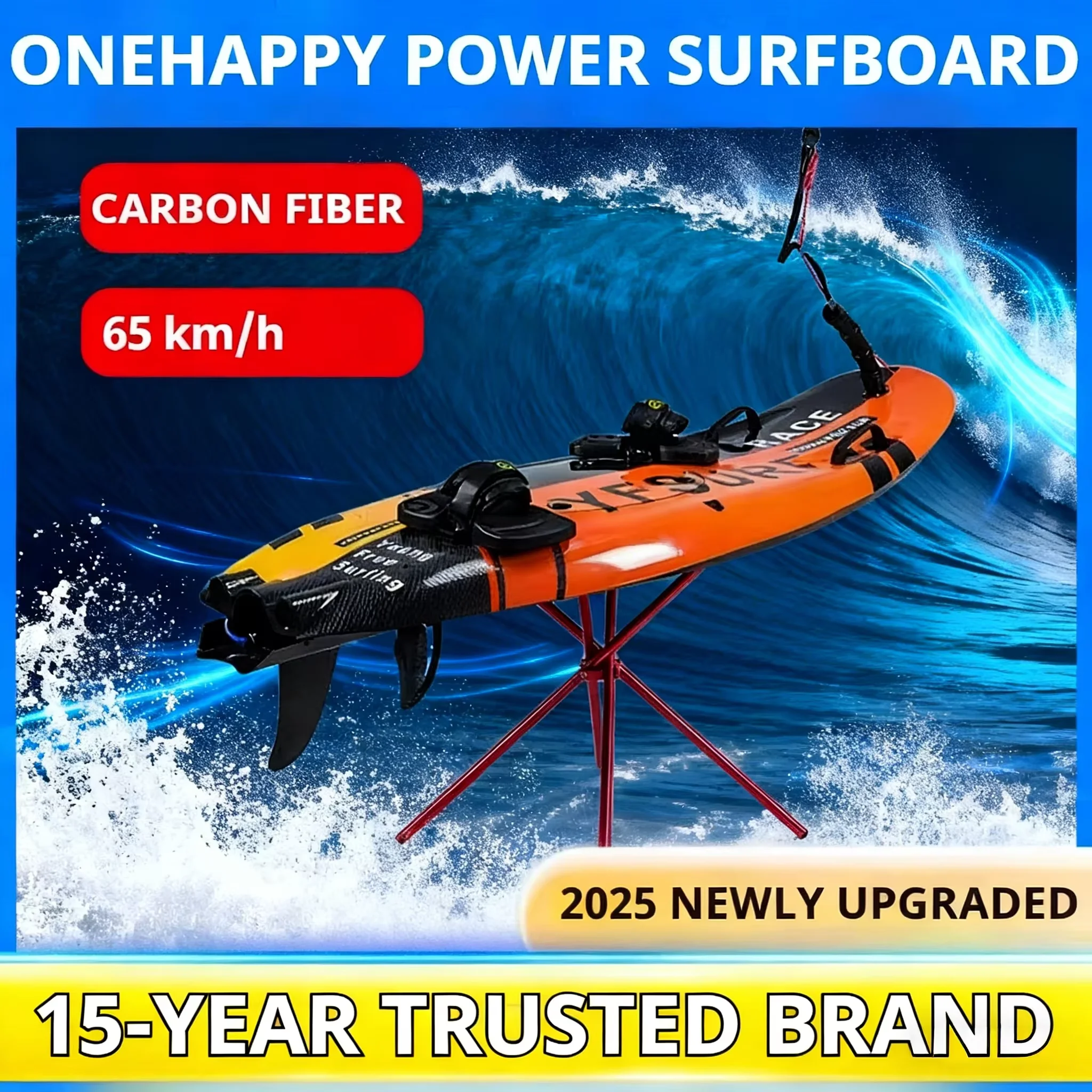 Carbon Fiber Jet Powered Surfboard 110cc Oil Engine, Marine Water Sports Board, Customizable, High Durability, Aluminum Seat
Carbon Fiber Jet Powered Surfboard 110cc Oil Engine, Marine Water Sports Board, Customizable, High Durability, Aluminum Seat