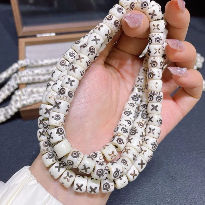 Bone Dumb Old Style Bead Long Chain 108 1 Strand Buddhist Prayer Beads Jewelry Accessories Bracelet Necklace
Bone Dumb Old Style Bead Long Chain 108 1 Strand Buddhist Prayer Beads Jewelry Accessories Bracelet Necklace