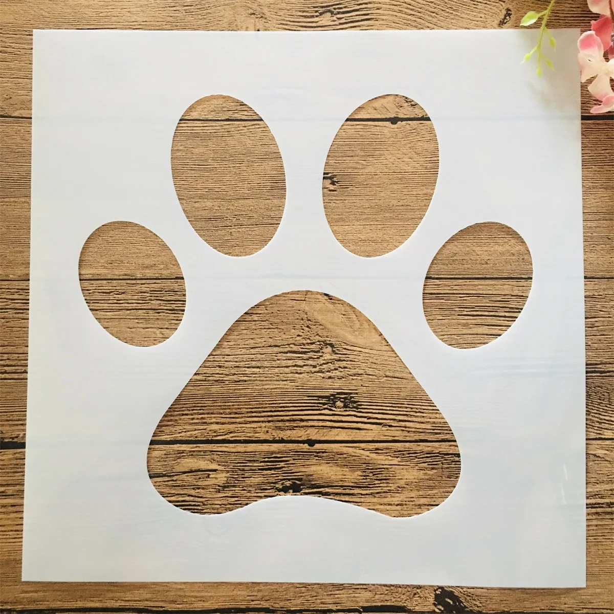 30*30cm Bear Dog Paw DIY Layering Stencils Wall Painting Scrapbook Coloring Embossing Album Decorative Template
30*30cm Bear Dog Paw DIY Layering Stencils Wall Painting Scrapbook Coloring Embossing Album Decorative Template