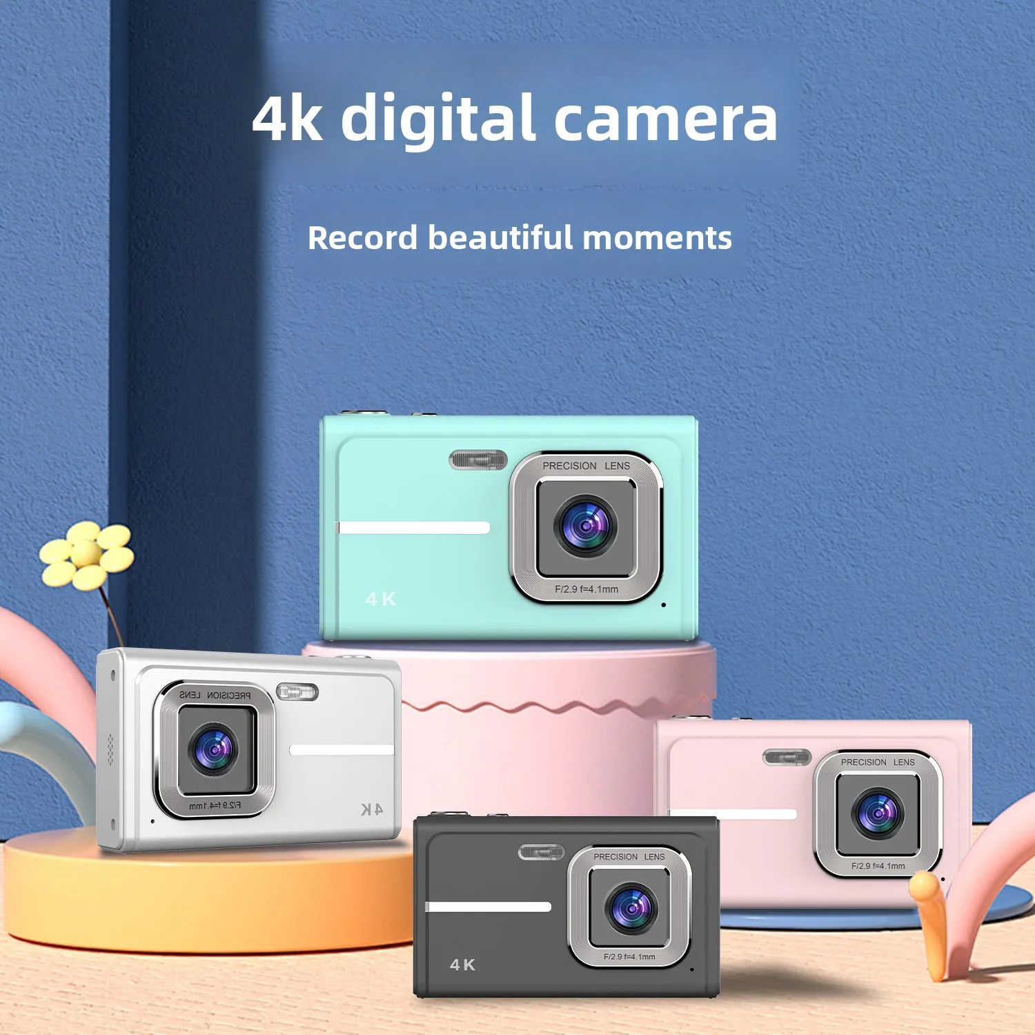 4K HD Digital Camera 48MP Autofocus Retro Camera with Filter Portable Student Vlog Camera for Outdoor Travel
4K HD Digital Camera 48MP Autofocus Retro Camera with Filter Portable Student Vlog Camera for Outdoor Travel