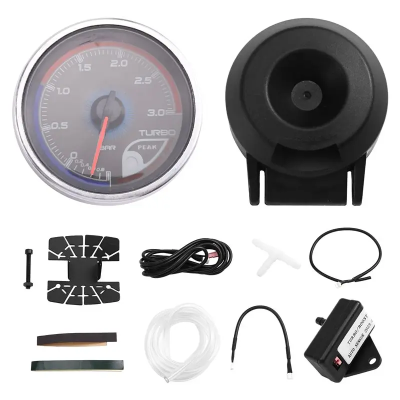 A85E-Car Meter Universal Gauge 12V Turbo Boost Gauge 0-3BAR Car Turbo Boost Indicator
A85E-Car Meter Universal Gauge 12V Turbo Boost Gauge 0-3BAR Car Turbo Boost Indicator