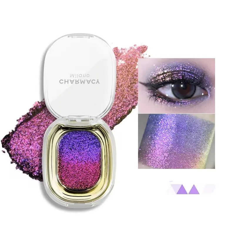CHARMACY Multichrome Glitter Eyeshadow Palette High Pigmented Metallic Eyeshadow Color Shifting Sparkle Shimmer Eyeshadow Makeup
CHARMACY Multichrome Glitter Eyeshadow Palette High Pigmented Metallic Eyeshadow Color Shifting Sparkle Shimmer Eyeshadow Makeup