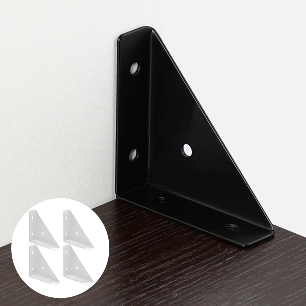 4 Pcs Angle Corner Bracket Bed Hardware Accessories Shelf Triangle Brackets Metal Brace White
4 Pcs Angle Corner Bracket Bed Hardware Accessories Shelf Triangle Brackets Metal Brace White