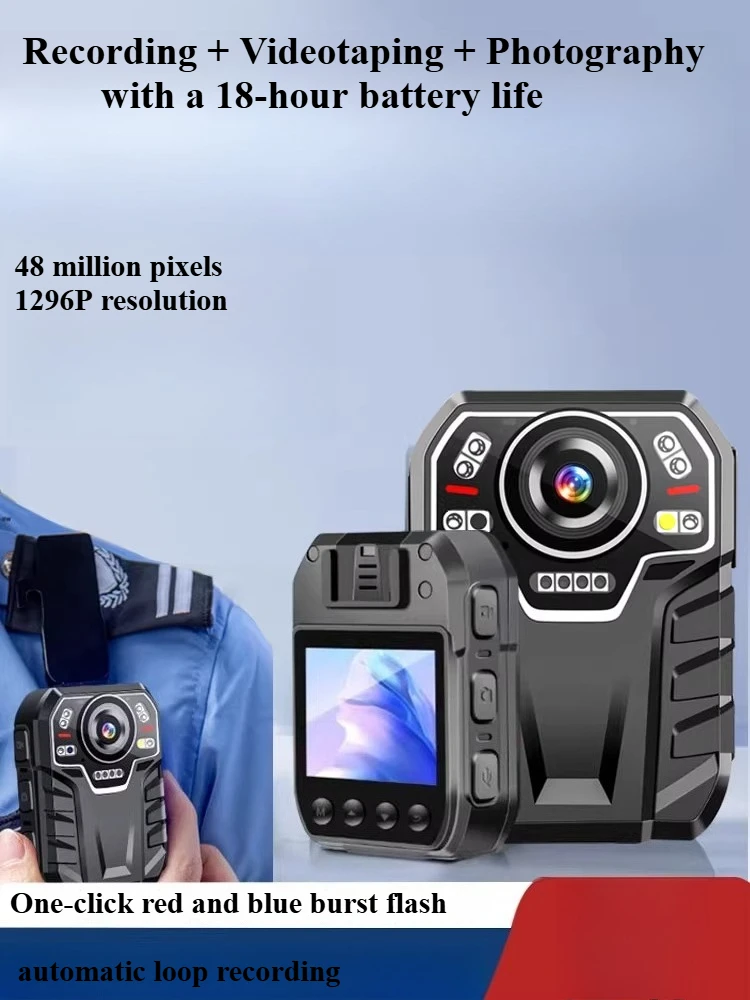 4K High-definition Night Vision Chest-worn Video Recorder for Security Personnel - on-site Shooting Recording Device
4K High-definition Night Vision Chest-worn Video Recorder for Security Personnel - on-site Shooting Recording Device