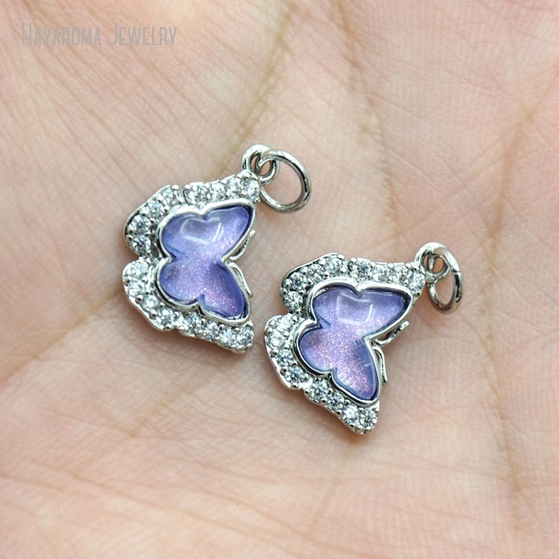 6Pcs Wholesale Copper Insect Butterfly Jewelry Invisible Setting Silver Color Pendant Charms PM53725
6Pcs Wholesale Copper Insect Butterfly Jewelry Invisible Setting Silver Color Pendant Charms PM53725