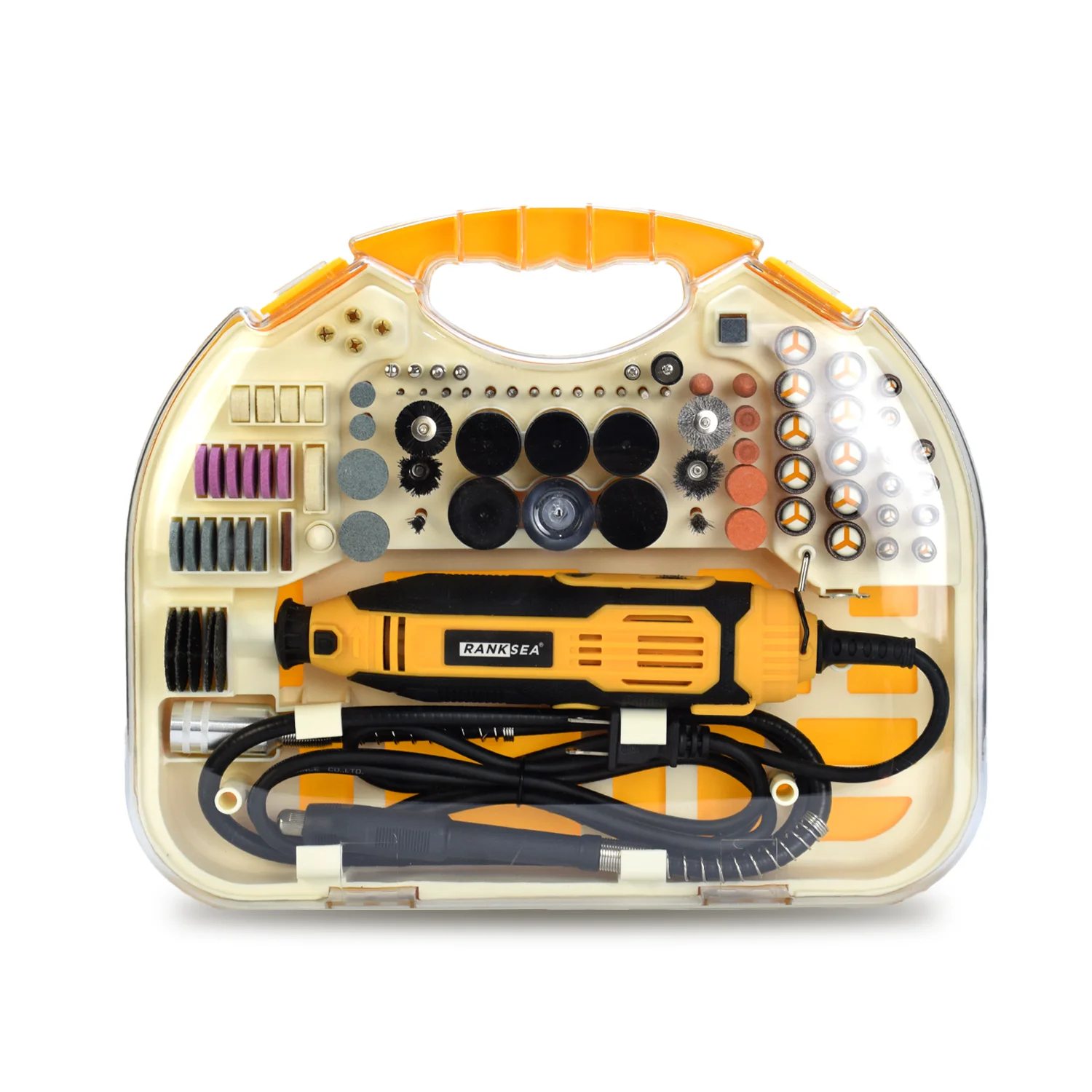 RANKSEA Rotary Tool Kit, Equipped With Flex Shaft And Multifunctional Chuck, 43 Accessories, Power Multipurpose Set For DIY Creations
RANKSEA Rotary Tool Kit, Equipped With Flex Shaft And Multifunctional Chuck, 43 Accessories, Power Multipurpose Set For DIY Creations