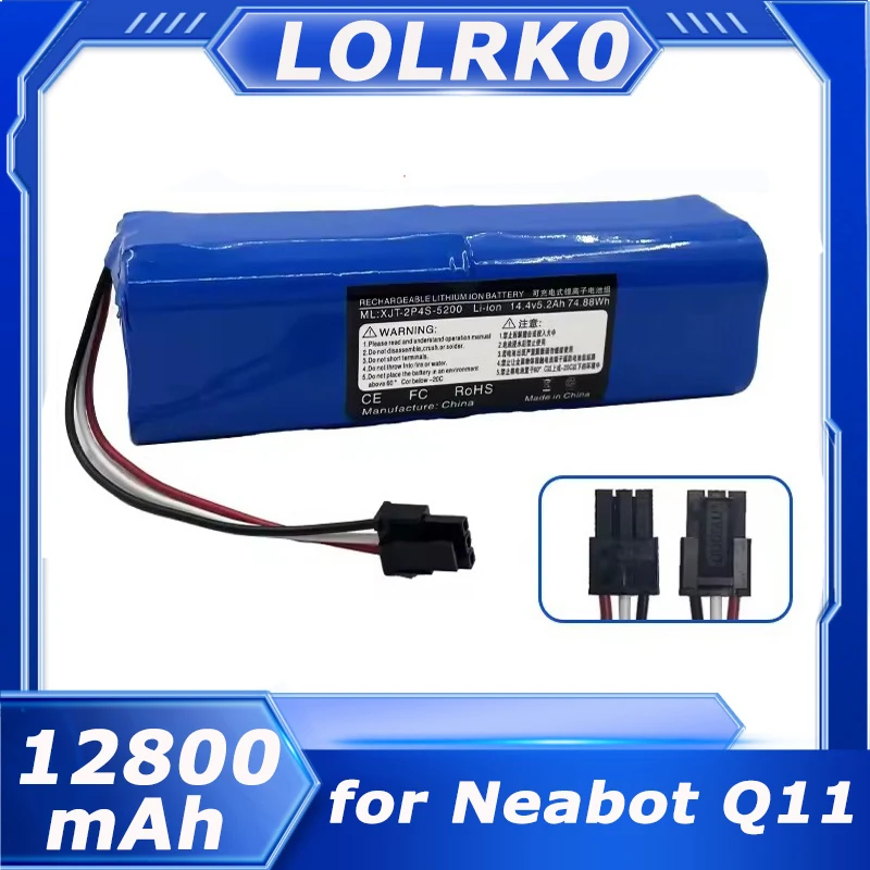 2026 12800mAh Rechargeable Li-ion Battery for neabot Robotic vacuum cleaner Q11
2026 12800mAh Rechargeable Li-ion Battery for neabot Robotic vacuum cleaner Q11