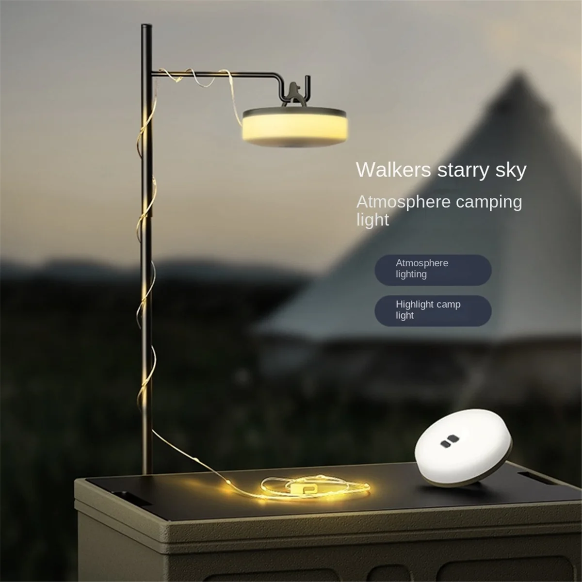 DEN-gLED Portable Camping Lamps Camping Lights String Light Tape for Parasol Tent Balcony Party Gazebo Garden
DEN-gLED Portable Camping Lamps Camping Lights String Light Tape for Parasol Tent Balcony Party Gazebo Garden