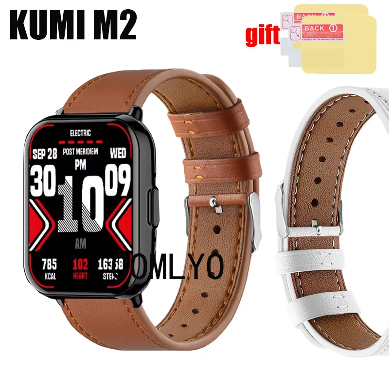 3in1 For KUMI M2 Smart watch Strap Leather Band Wristband Soft Women men Belt Screen Protector Film
3in1 For KUMI M2 Smart watch Strap Leather Band Wristband Soft Women men Belt Screen Protector Film