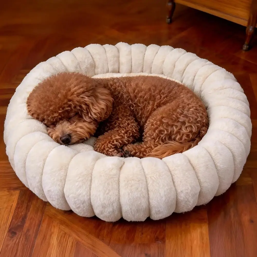Luxurious Comfortable Round Pet Bed for Dogs and Cats with Anti-Anxiety Design and Anti-Slip Base, Suitable for Small to Medium
Luxurious Comfortable Round Pet Bed for Dogs and Cats with Anti-Anxiety Design and Anti-Slip Base, Suitable for Small to Medium