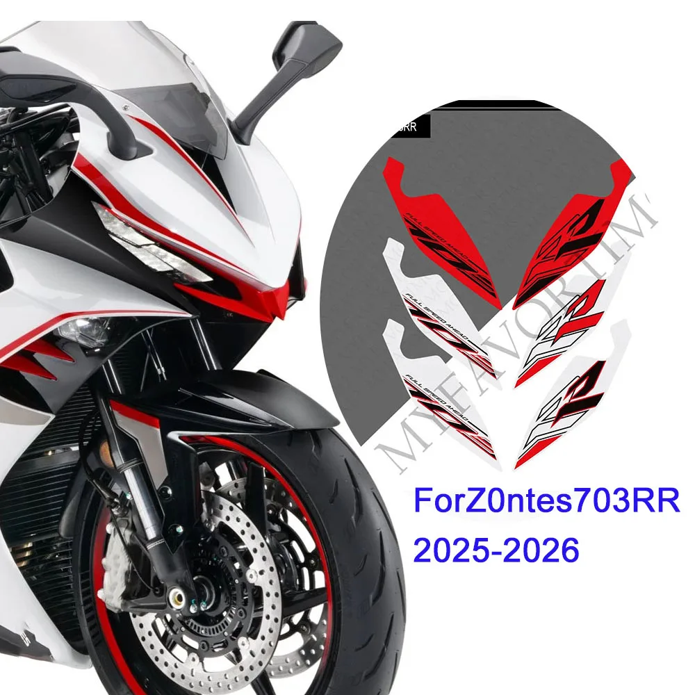Motorcycle Tank Pad Front Face Fender Headstock Protection Protector Stickers Decals For Zontes 703RR 703 RR 2025 2026
Motorcycle Tank Pad Front Face Fender Headstock Protection Protector Stickers Decals For Zontes 703RR 703 RR 2025 2026