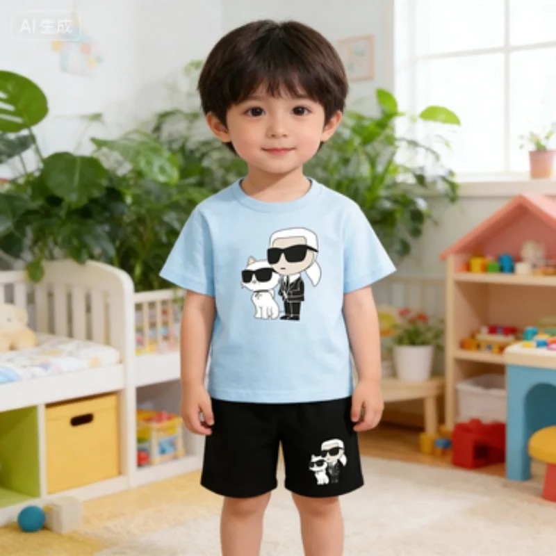 Casual T Shirt Boy Girl Summer 3-12 Age New Model Short Sleeve+Shorts Comfortable Breathable Children Sportswear Cartoon 2Piece
Casual T Shirt Boy Girl Summer 3-12 Age New Model Short Sleeve+Shorts Comfortable Breathable Children Sportswear Cartoon 2Piece