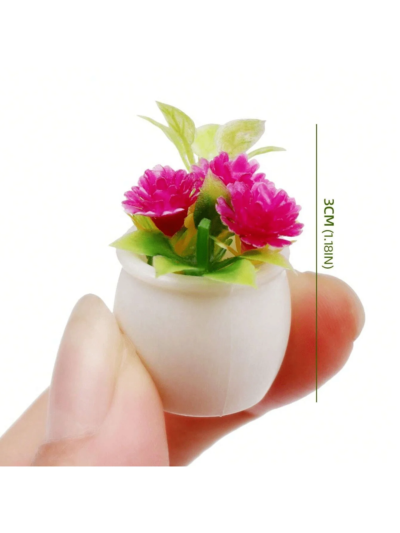 1/12 Dollhouse Miniature Potted Plant, Realistic Greenery & Flower Decor Model, Random 4pcs
1/12 Dollhouse Miniature Potted Plant, Realistic Greenery & Flower Decor Model, Random 4pcs