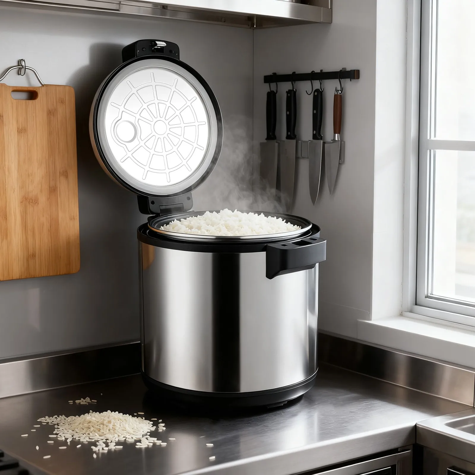 19L/20QT 110V 100W Non-stick Inner Pot Electric Rice Warmer, Rice Warmer with Dual Temperature Control, Warm Function Only
19L/20QT 110V 100W Non-stick Inner Pot Electric Rice Warmer, Rice Warmer with Dual Temperature Control, Warm Function Only