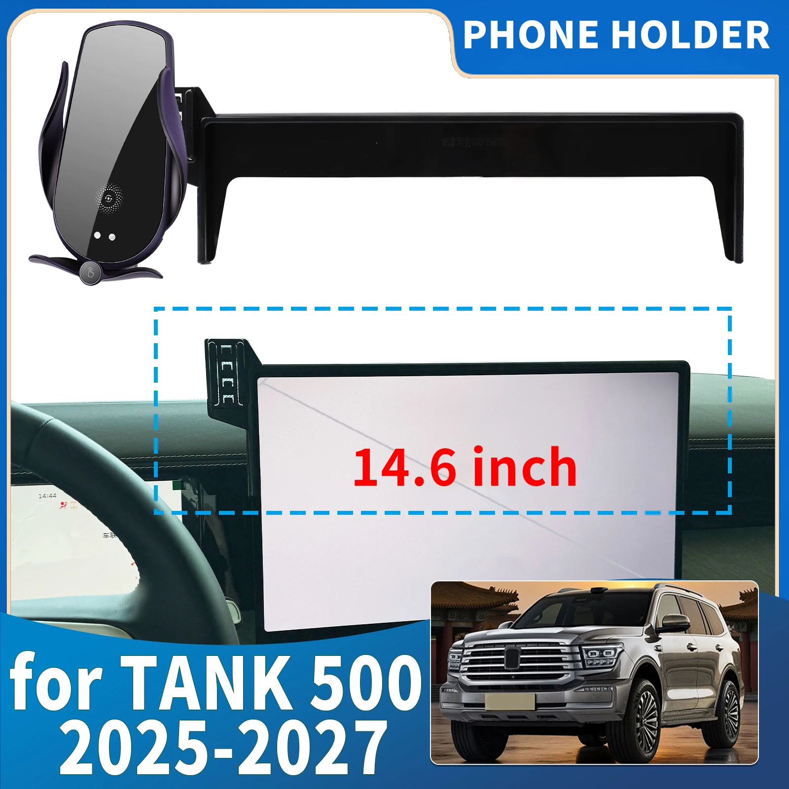 fit for TANK 500 2025 2026 2027 Integrated Screen Mount Phone Holder Mount Car accessoires
fit for TANK 500 2025 2026 2027 Integrated Screen Mount Phone Holder Mount Car accessoires