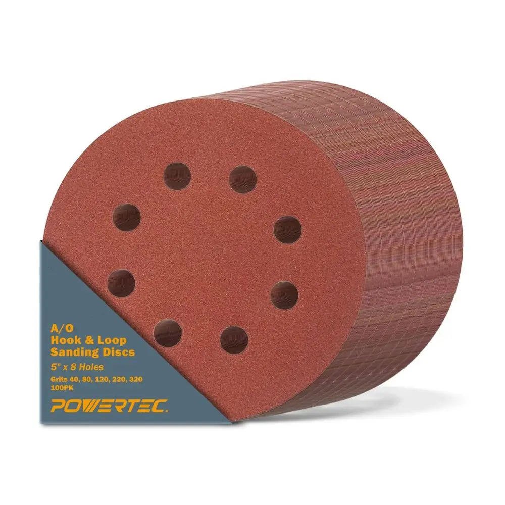 5 Inch 8 Hole Hook & Loop Sanding Discs, 40-320 Grit, Oxide Sandpaper for Woodworking, Random Orbital, Palm & Air Sanders
5 Inch 8 Hole Hook & Loop Sanding Discs, 40-320 Grit, Oxide Sandpaper for Woodworking, Random Orbital, Palm & Air Sanders