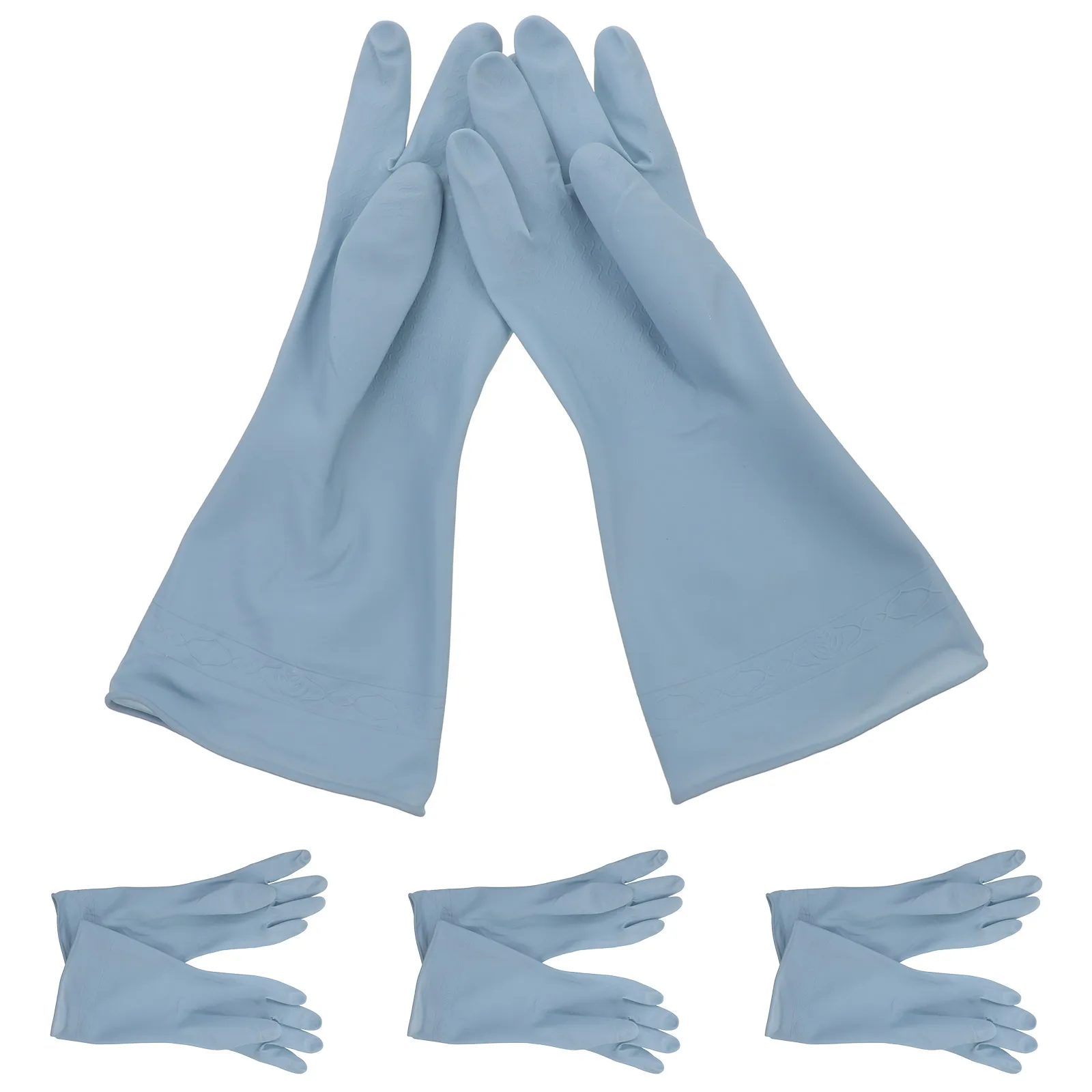 4 Pairs Blue S Size PVC Waterproof Rubber Gloves for Dishwashing Kitchen Cleaning Reusable Thin Home Gardening Food Prep Non
4 Pairs Blue S Size PVC Waterproof Rubber Gloves for Dishwashing Kitchen Cleaning Reusable Thin Home Gardening Food Prep Non