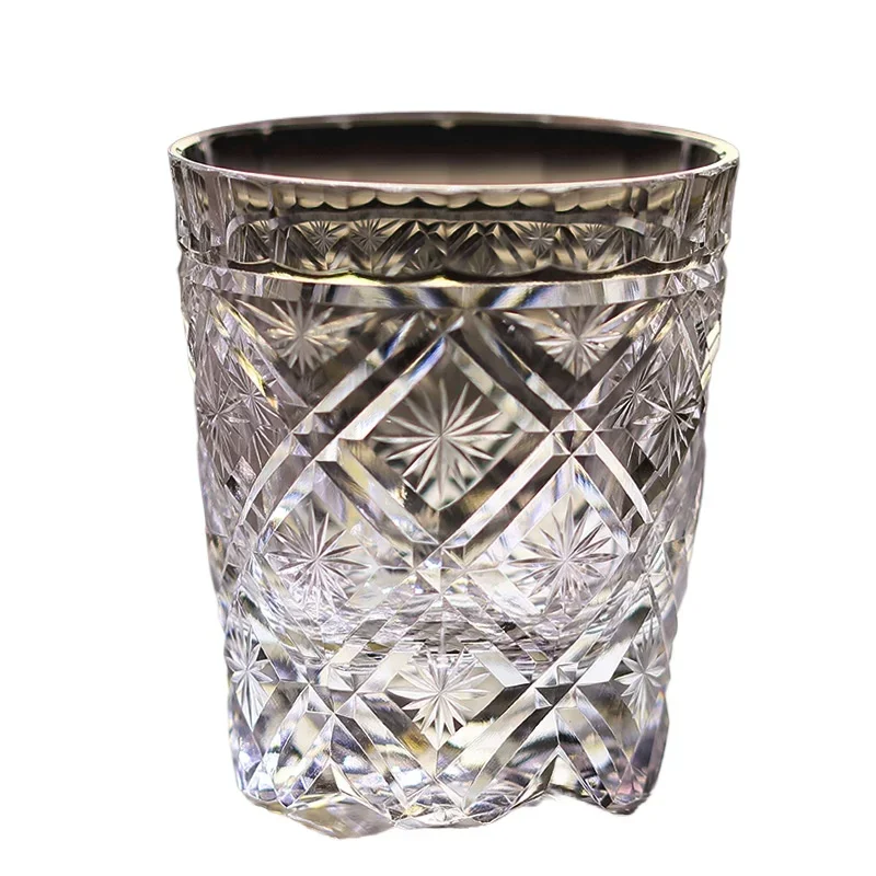 Edo cut K9 grade whisky premium sense hand-carved retro flower lead-free crystal glass wine glass
Edo cut K9 grade whisky premium sense hand-carved retro flower lead-free crystal glass wine glass