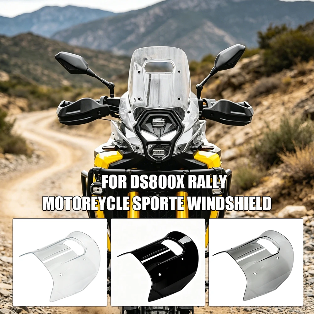 Windshield For Voge DS800X RALLY ds800x rally 2025 2026 2027 Motorcycle Windscreens Wind Deflectors Competitive Front Windshield
Windshield For Voge DS800X RALLY ds800x rally 2025 2026 2027 Motorcycle Windscreens Wind Deflectors Competitive Front Windshield