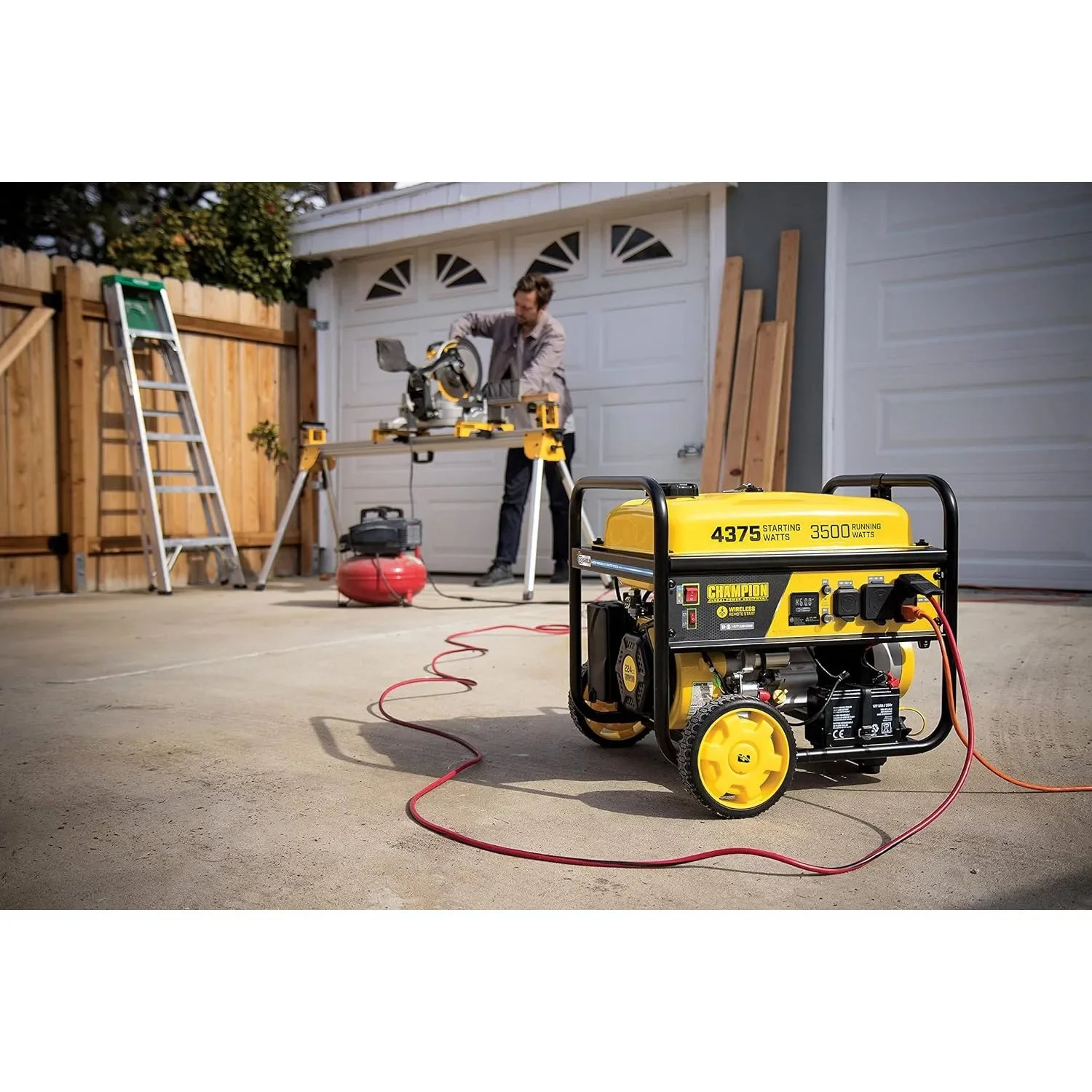 Power Equipment 4375-Watt Wireless Remote Start Portable Generator with CO Shield
Power Equipment 4375-Watt Wireless Remote Start Portable Generator with CO Shield